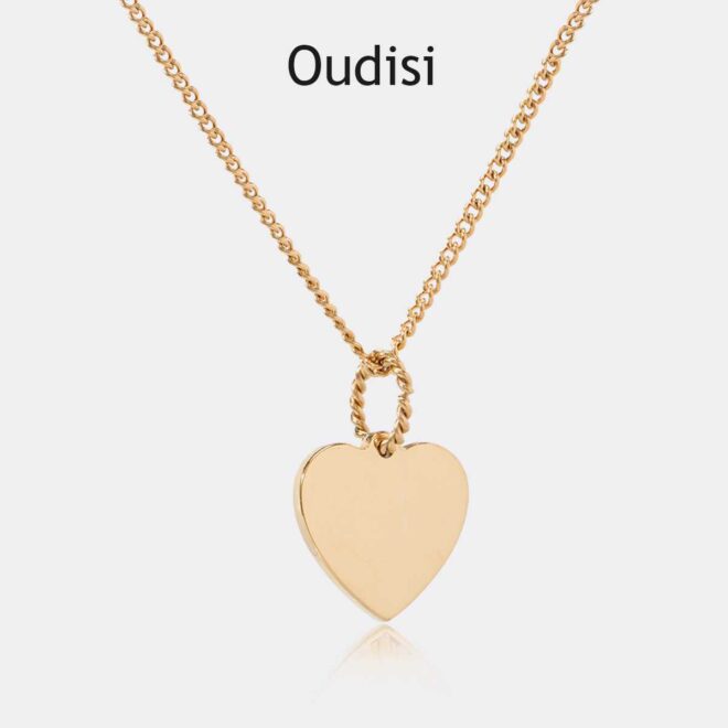 304L Stainless steel heart pendant necklace - Image 3