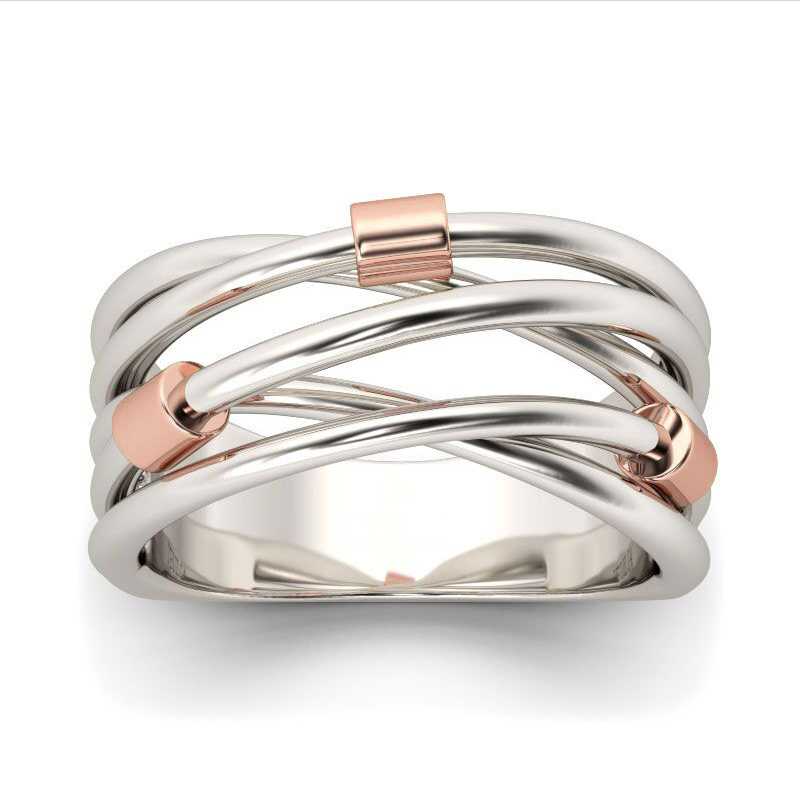 S925 multi layer ring