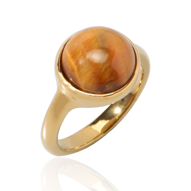 Trendy Natural Stone Rings Malachite, Onyx & Rose Quartz Jewelry for Every Style - Image 9