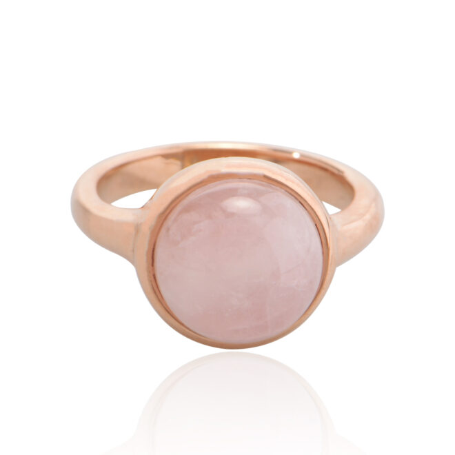 Trendy Natural Stone Rings Malachite, Onyx & Rose Quartz Jewelry for Every Style - Image 4