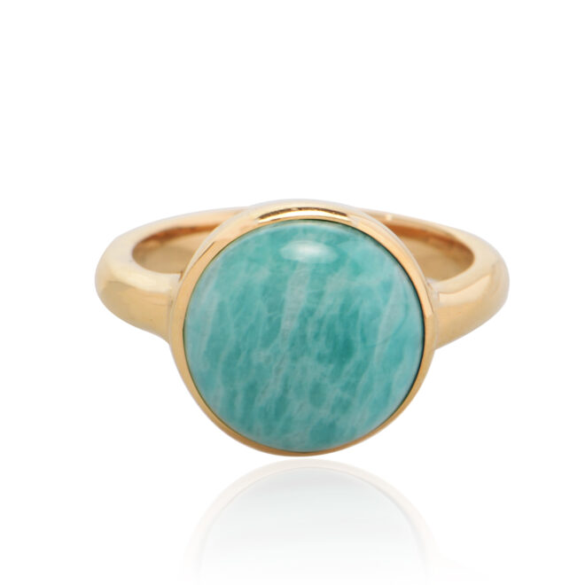 Trendy Natural Stone Rings Malachite, Onyx & Rose Quartz Jewelry for Every Style - Image 2