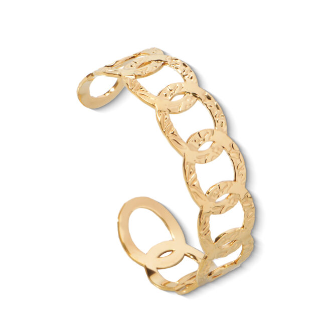 Open Ring Adjustable Women Statement Rings Party Women’s Signet Ring Gold Plated 316L stainless steel Rings - Image 3