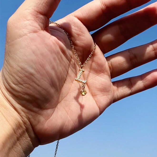 European and American Jewelry Necklace Stainless Steel 26 Letter Pendant Necklace Ready Stock Jewelry Wholesale Women's Necklace - Image 7
