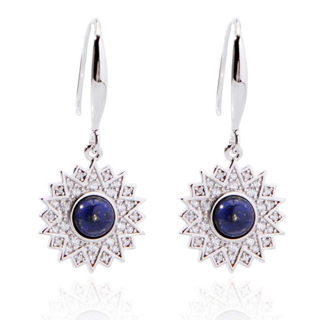 2.89g Sunflower Zircon Earrings – 925 Silver | Light Luxury Fashion Style - Image 3