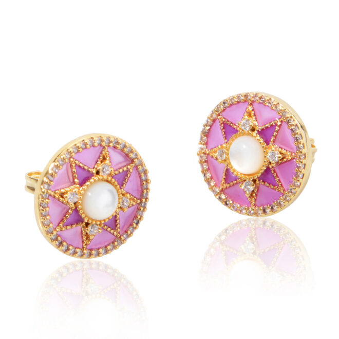 2.46g Classic Elegant Zircon Earrings – 925 Silver, Gold Color Plating, Best Gift for Women - Image 3