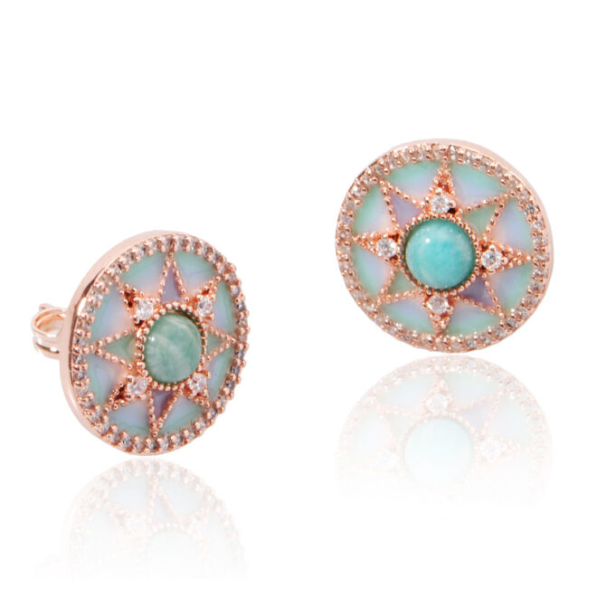 2.46g Classic Elegant Zircon Earrings – 925 Silver, Gold Color Plating, Best Gift for Women - Image 2