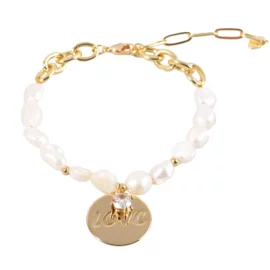 OuDiSi South Sea Champagne Pearl Bracelet