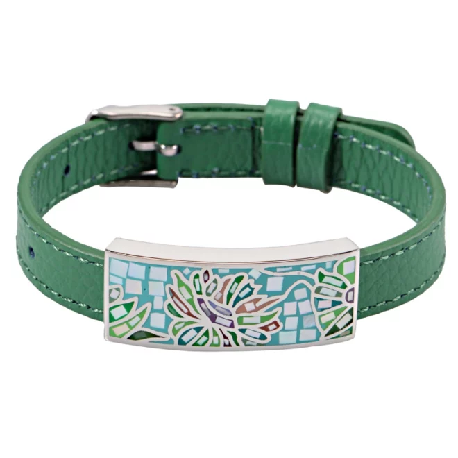 Fashion Rope Leather Rectangle Letter Skull Shield Bracelet Bangle Stainless Steel Magnetic Clasp Buckle Bracelets Men - Image 3