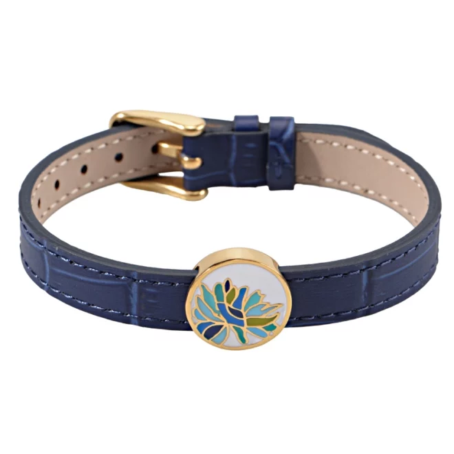 Aromatherapy Essential Oil Diffuser Leather Locket Bracelet,Stainless Steel Tree of Life Bracelet - Image 5