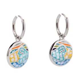 Trendy Stainless Steel Face Earrings – Hypoallergenic & Tarnish-Free