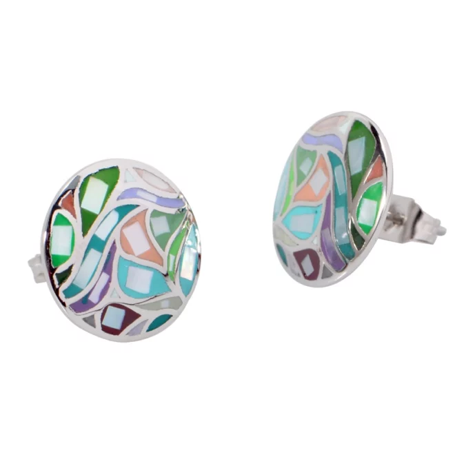Viral Minimalist Art Earrings – Stainless Steel Hoops for Women - Image 4