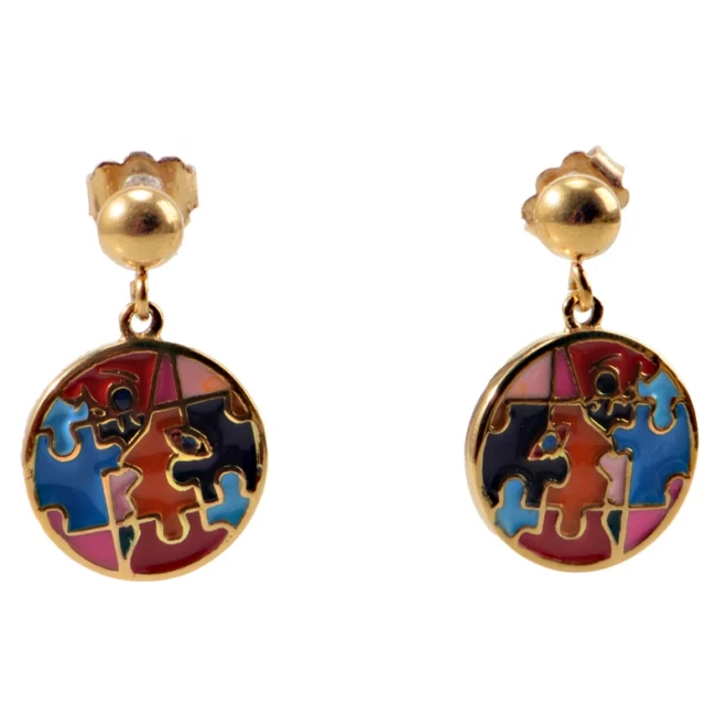 Custom Design Free Sample Gold Plated Earrings Zinc Alloy Ear Rings for Women Stud Earrings - Image 2