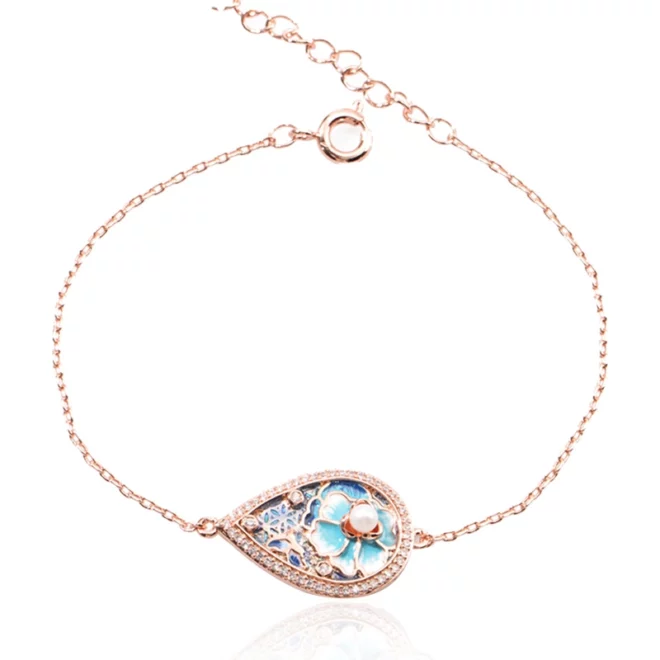 2.94g Ecology Pool lotus Blessing Bracelet The Best Gift - Image 3