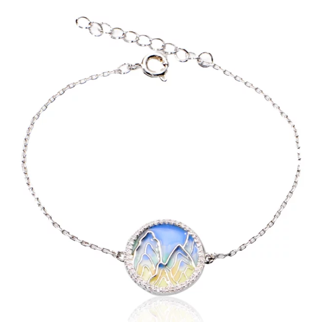 2.2g Mujer Pulsera Brazaletes Bracelet Women Oro Laminado Gold Plated - Image 3