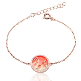 2.2g Mujer Pulsera Brazaletes Bracelet Women Oro Laminado Gold Plated