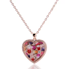 2.74g Healing Journey 14K Gold Talisman – True Colors Pendant Necklace