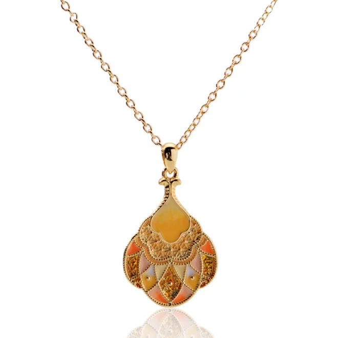 2.87g 22 KT Gold Studded Casual Silver Pendant