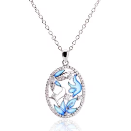 2.09g Top Quality Fashion Cubic Zircon Earrings Enamel Flower Earrings