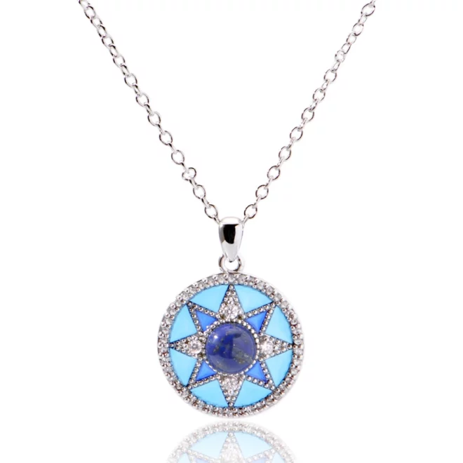 2.11g David Star Traditional Pendant Turkish Handcrafted Wholesale 925 Sterling Silver Jewelry - Image 3
