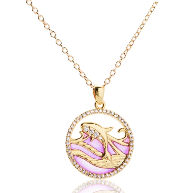 2.05g Minimalist Temperament Dolphin Crafted 925 Sterling Silver Necklaces for Women - Image 2