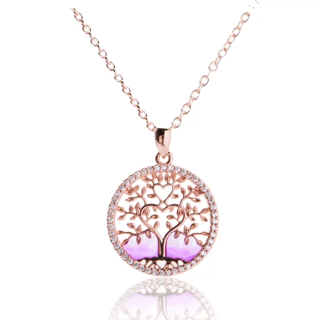 1.9g 925 Sterling Silver Fine Jewelry Unisex Tree of Cabala Kabala VVS Moissanite Diamond Necklace Judaism Inspired