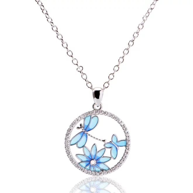 1.6g Handmade Round Dried Flower Necklaces Real Flower Necklaces Animal Resin for Women - Image 3