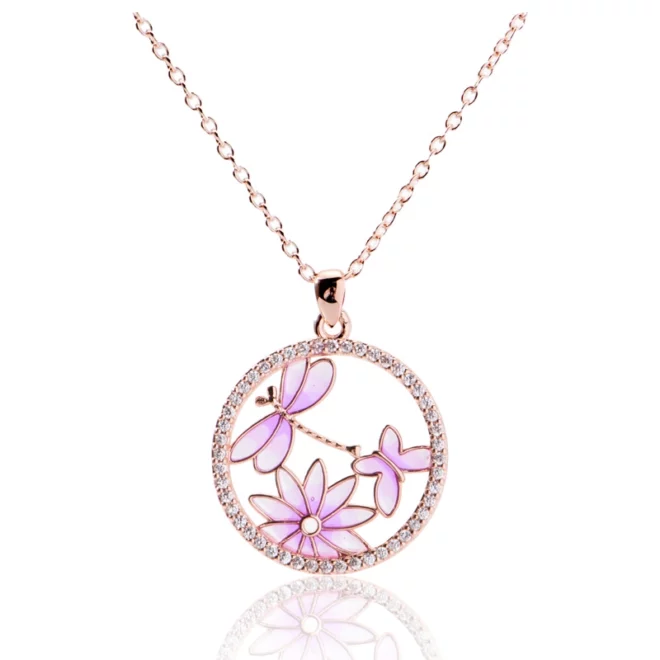 1.6g Handmade Round Dried Flower Necklaces Real Flower Necklaces Animal Resin for Women - Image 2