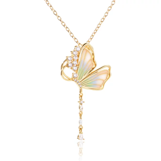 1.92g Harry Potter Winged Key Necklace | OuDiSi - Image 2