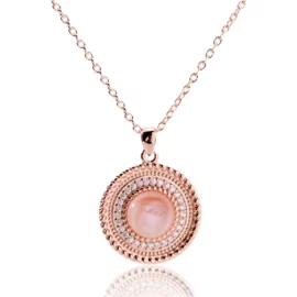 3.68g Pearl Necklace, Dainty Necklace, Rose Gold Necklace, Bridal Jewelry