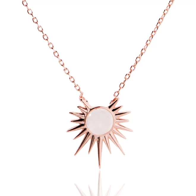 3.08g Fashion 18k Gold Plated Women Natural Agate Drusy Pendant Necklace Waterproof Sun Druzy Necklace - Image 3