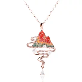 2.97g Pansy Drip Oil Mountain and Water Rhinestone Brooches Women Brooch Pins Accessories Jewelry for Women Girls