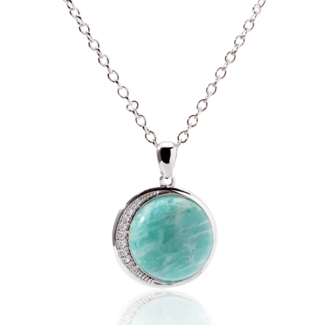 2.88g Oudisi To the Moon and Back Earring and Pendant Set - Image 3