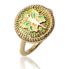 3.78g Little Girls Women’s Butterfly Ring Engagement Rings