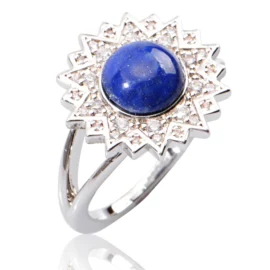 3.49g Luxury Princess Diana 925 Sterling Silver Engagement Ring