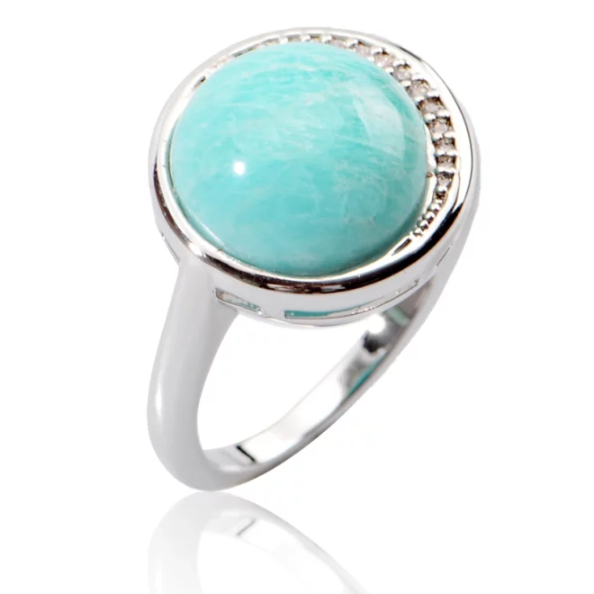 4.26g Ring 925 Sterling Silver Handmade Gemstone Jewelry Women Gift
