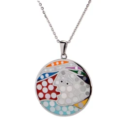 Street Style Bone Face Necklace – Stainless Steel Hip-Hop Pendant for Fashion Lovers