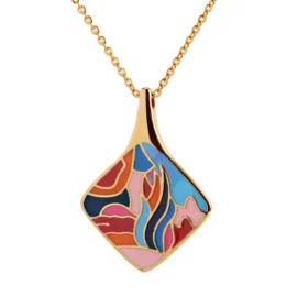 Must-Have Stainless Steel Necklace – Unique Mosaic Design, Hypoallergenic, Fashion Lovers’ Favorite